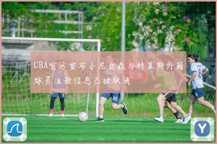 CBA官方宣布小尼尔森与特莱斯外籍球员注册信息已被取消